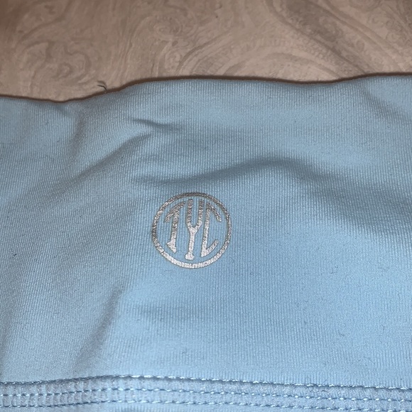 ❌Sold❌Heart Booty Light blue TYC leggings - Picture 4 of 6